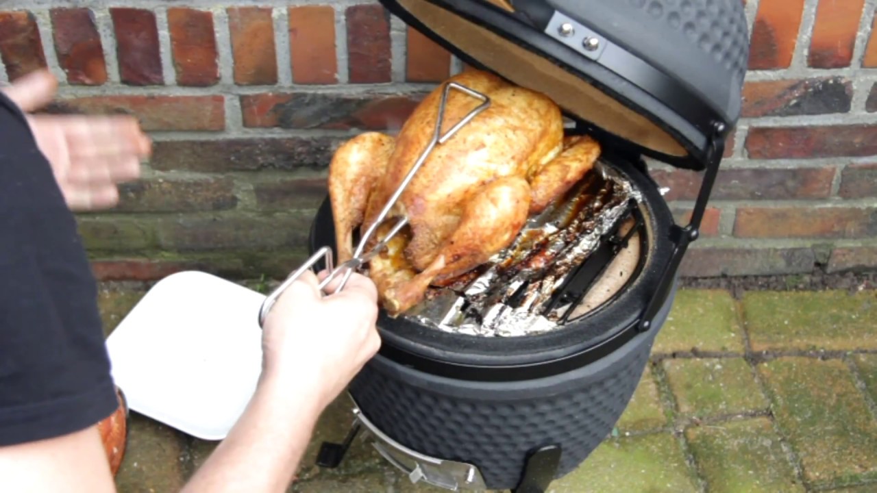 Kip van de Kamado - Whole chicken on Kamado