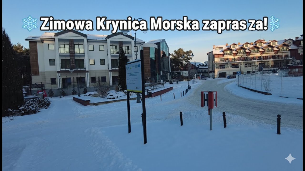 ❄️ Zimowa Krynica Morska zaprasza! ❄️Zapraszamy na spacer na plażę białą ❄️styczeń 2026