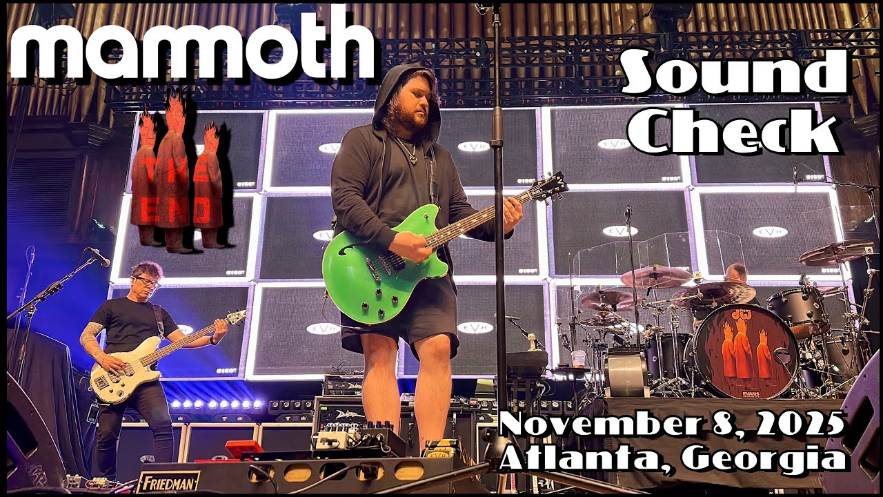 VIP Sound Check - Mammoth - The End Tour - Atlanta - November 8, 2025 - 4K - Front Row, Center