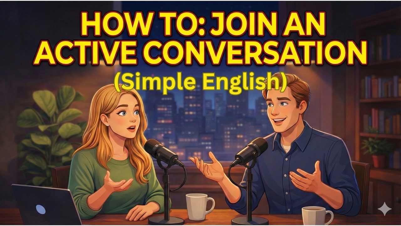 What to Say When a Conversation Is Already Going On | Simple English