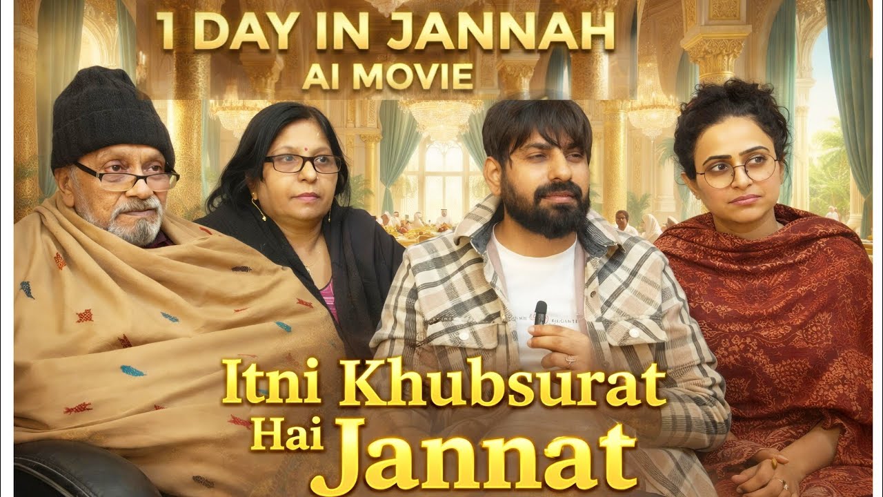 Aik Din Jannat Main | AI Movie Of Heaven | The First Day In Jannah | Islamic Stories | Urdu/hindi 