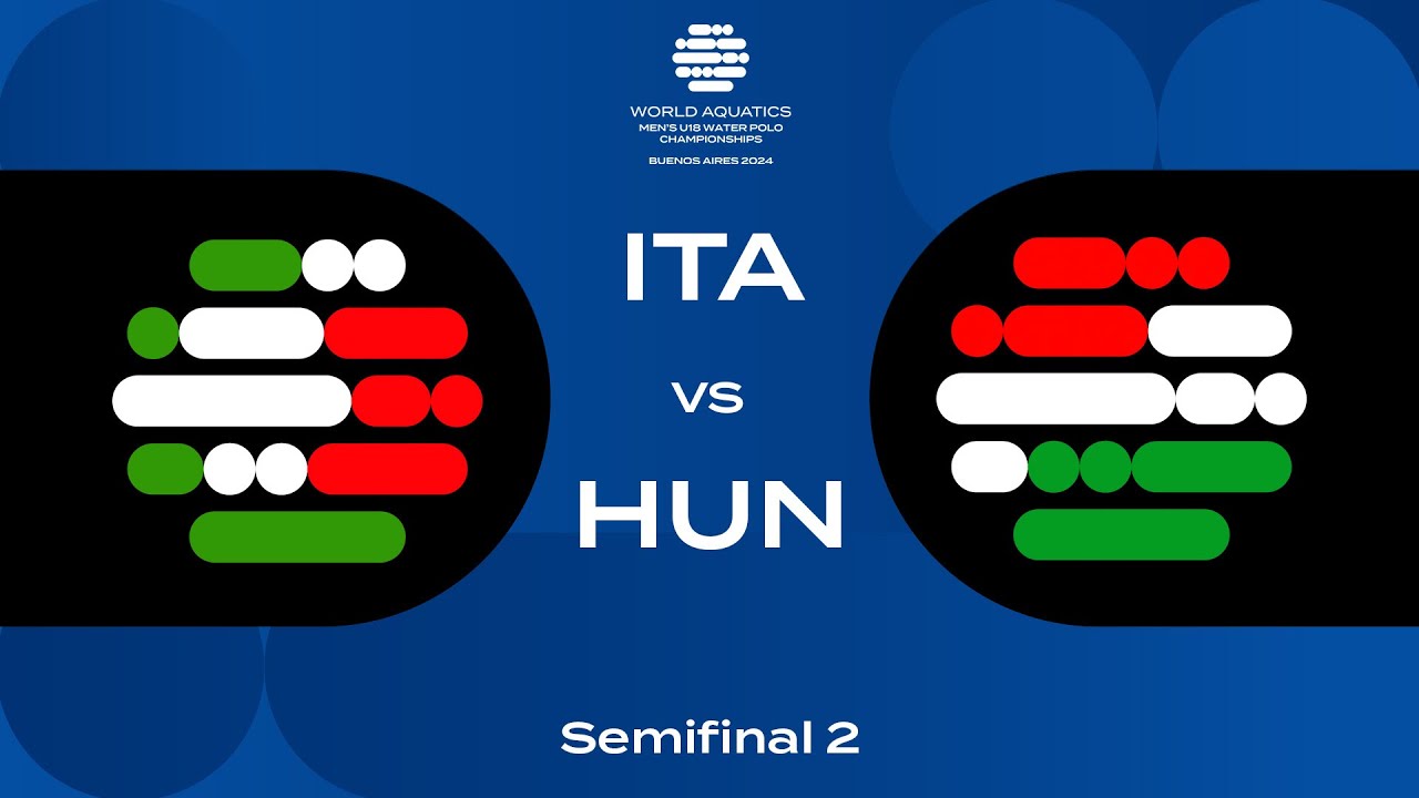 Semi-Final 2 | Italy vs Hungary | World Aquatics Men's U18 Water Polo Championships 2024