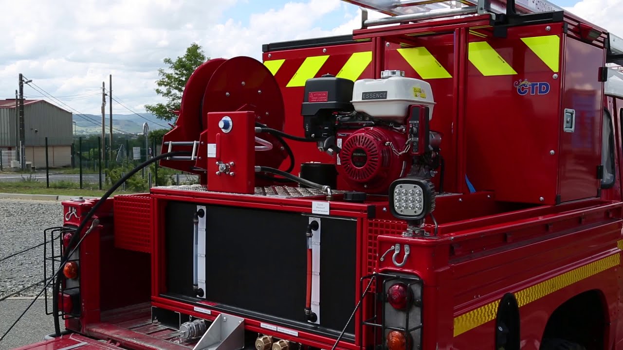 CTD - TRIOCEROS - Système d'extinction Haute Pression pour véhicule Incendie Pickup