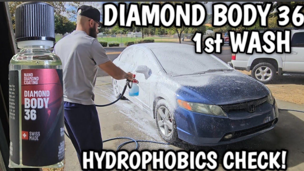 DIAMOND PROTECH DIAMOND BODY 36 1-я мойка || ТЕСТ НА ГИДРОФОБНОСТЬ ||
