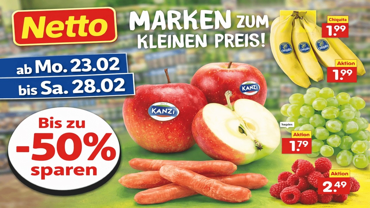 NETTO Angebote Diese Woche 🔥 Gültig 23.02 – 28.02 | Jetzt Sparen