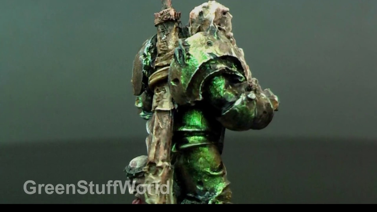 Chameleon Paints Tutorial 5  Painting by Brush, adding inks and highlights (English)