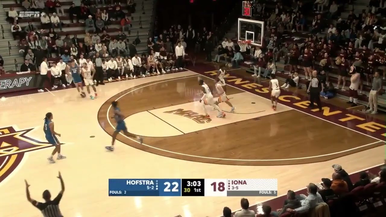 MBB: Hofstra vs. Iona Highlights (12/6/23)