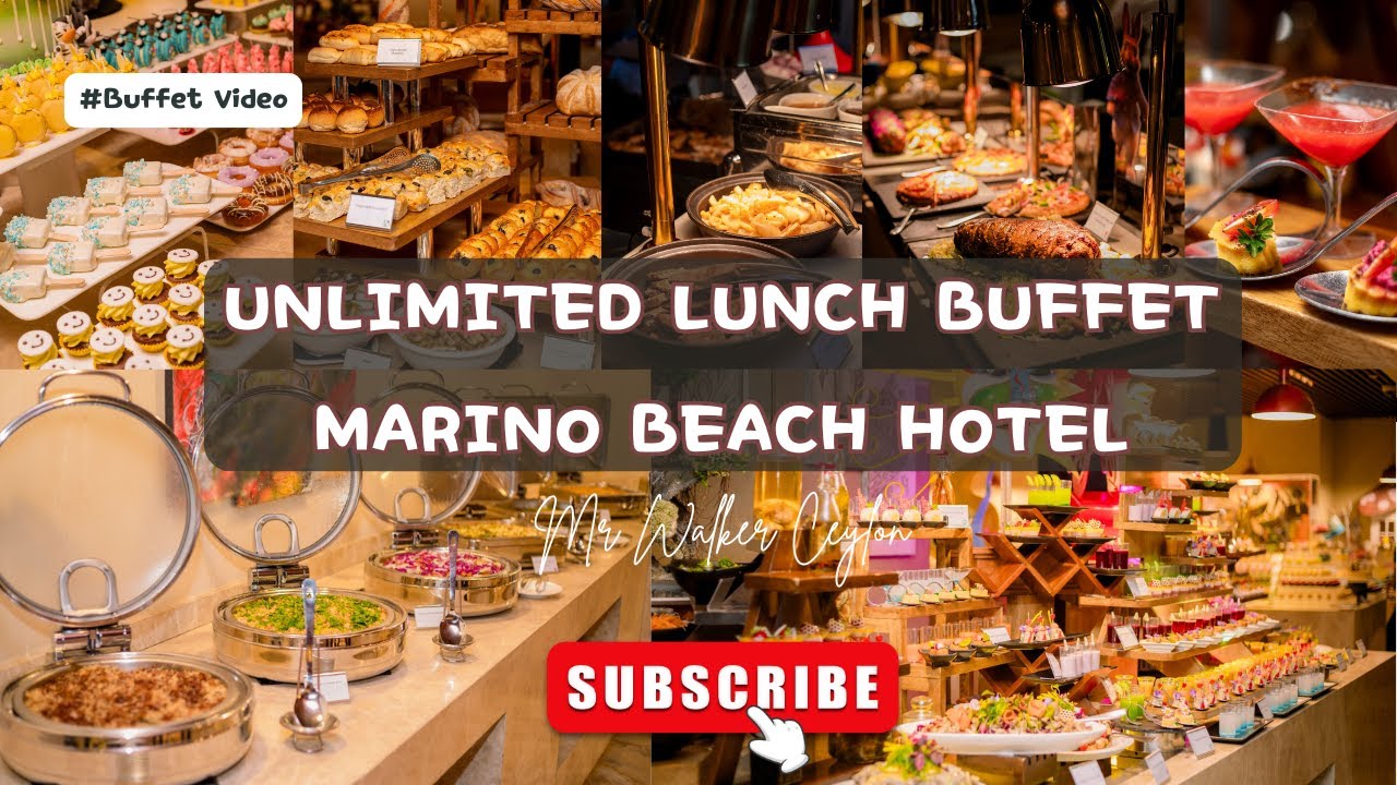 Saturday Unlimited Lunch Buffet of Marino Beach Hotel Colombo #buffet #whattoeat #wheretoeat #food