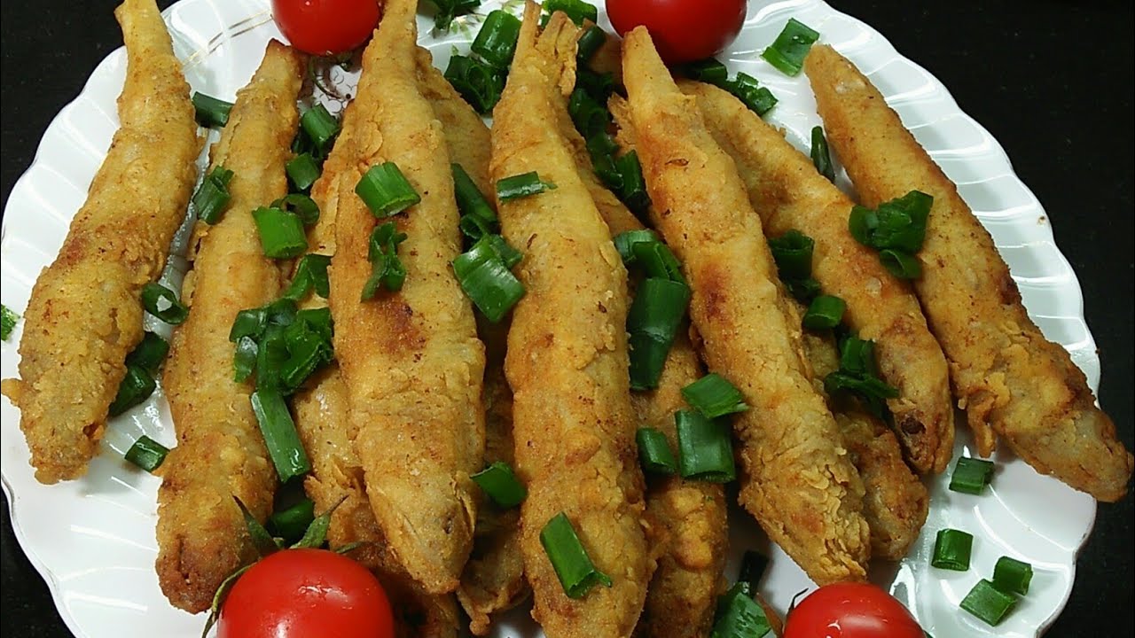 طريقه عمل سمك مكرونه ذهبى ومقرمش ومن غير ما يشرب زيت ( وتحدي)🍤🐬سلسلة مأكولات بحريه