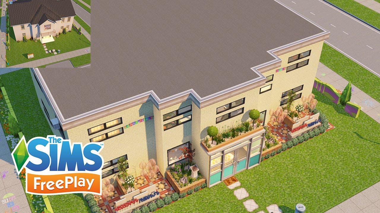 Обзор и реконструкция дома Sims Freeplay LP | Детский сад для малышей