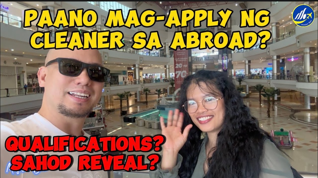 Paano Mag-apply ng Cleaner sa Abroad?
