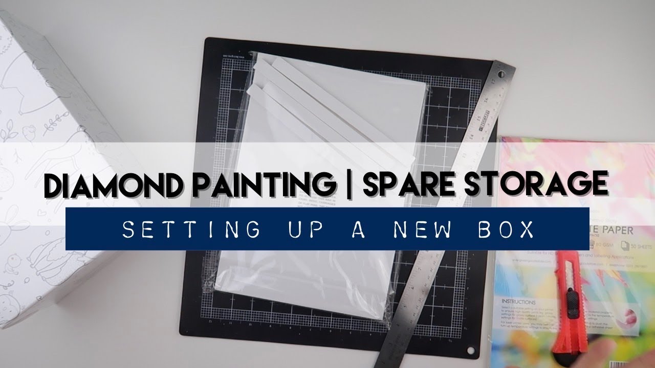 Diamond Painting Spares Storage | #1 Creating a New Storage Box