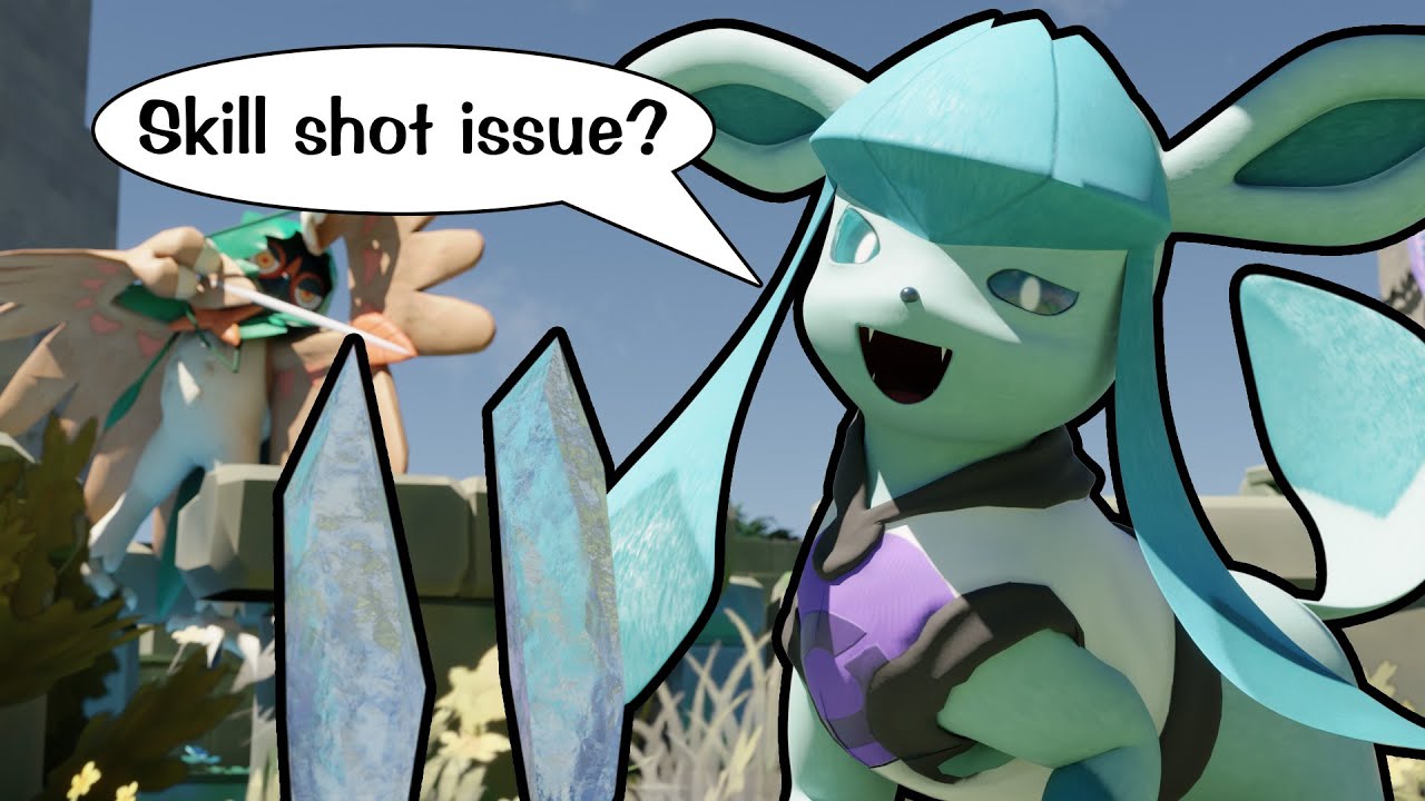 Glaceon's sure hit in Pokemon Unite _  Animation