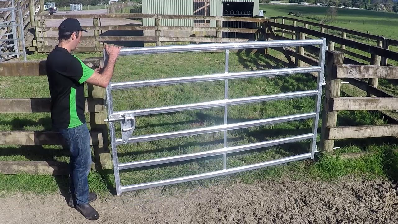 Cattle yard - Gates and Slam Latches - Kiwi Cattle Yards