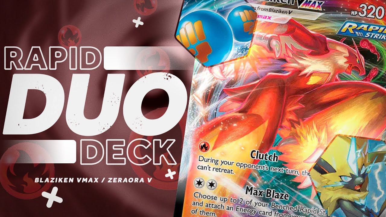 The RAPID DUO: BLAZIKEN VMAX with ZERAORA V! [Pokemon TCG Online]