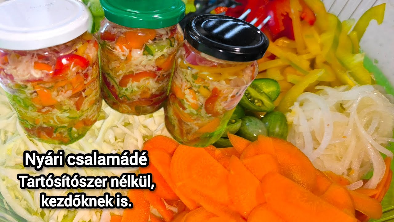 Nyári csalamádé 2 percben,azonnal fogyasztható. Kezdőknek is