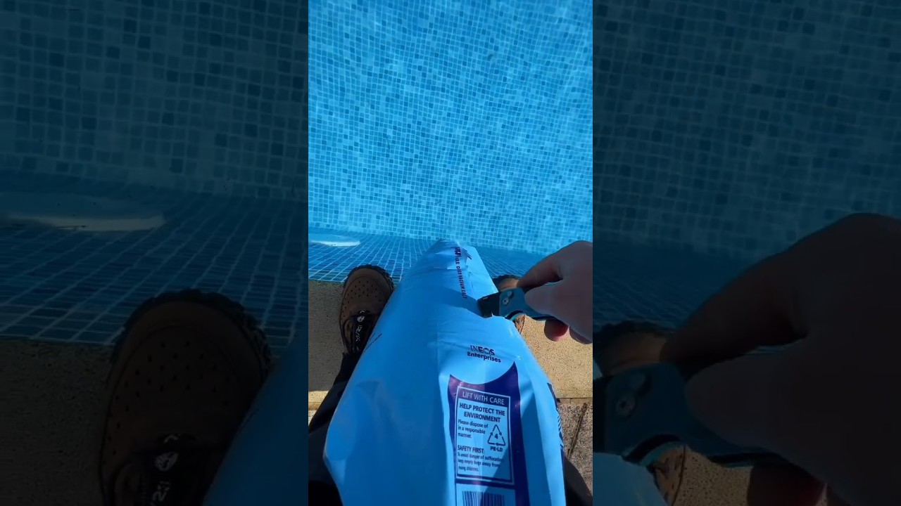 Clean a green pool without draining water