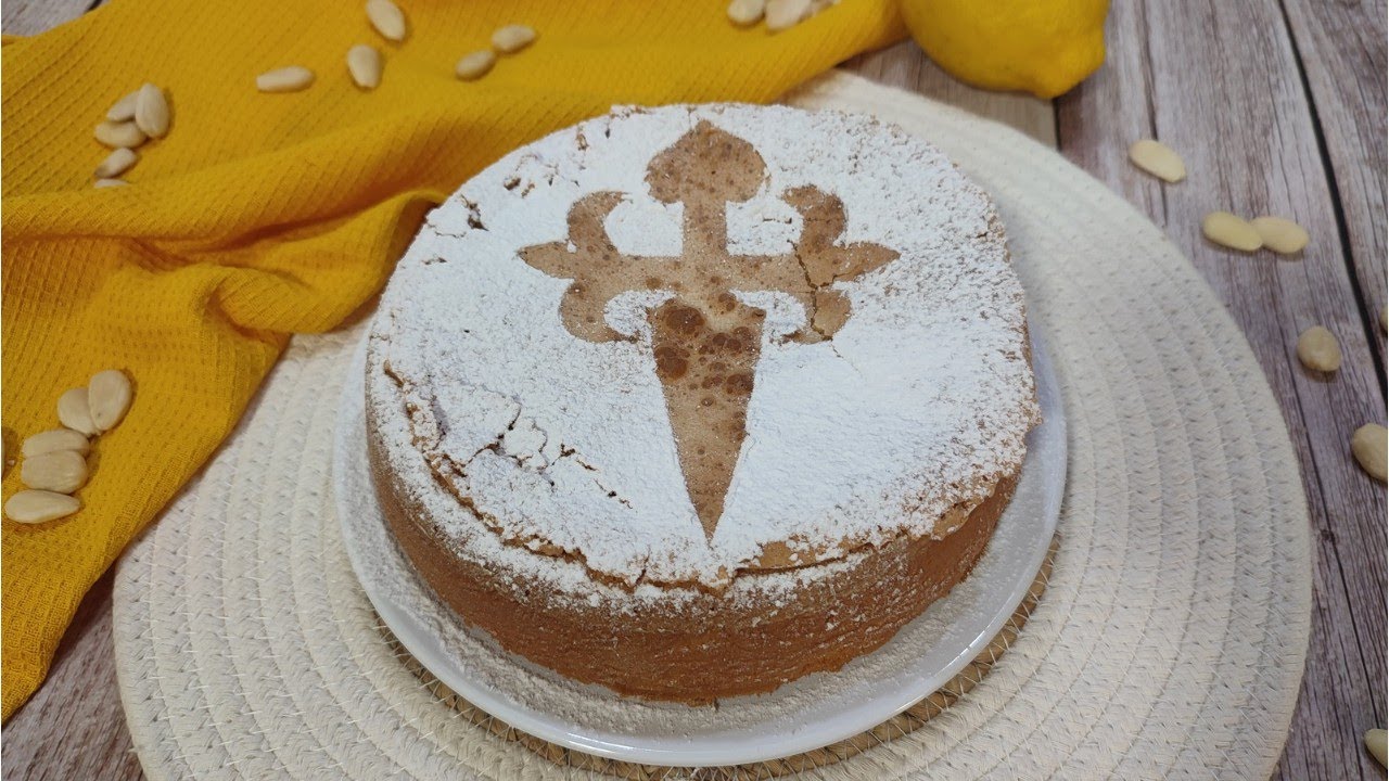 TARTA DE SANTIAGO, sólo 4 ingredientes, Brutal con Mambo!!