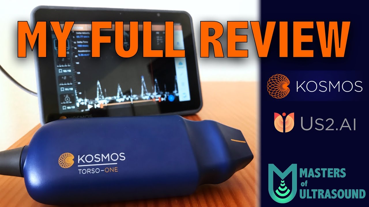 KOSMOS Ultrasound Review | Torso One hand-held machine + Fully Automated Echo Analysis by US2.AI