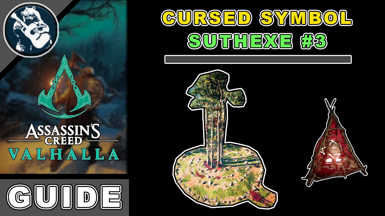 Forward Camp Curse Assassins Creed Valhalla Suthexe Cursed Symbol #3 - Artifacts Location