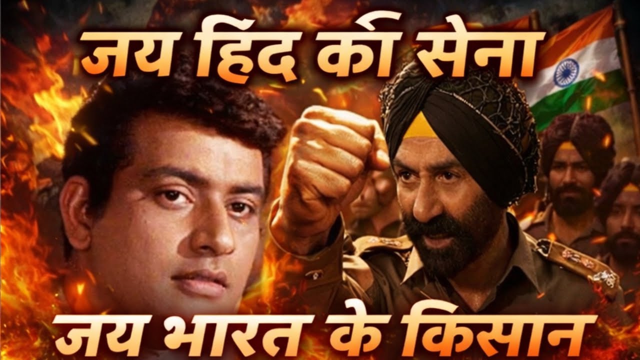 जय जवान जय किसान 🙏 Sunny Deol VS Manoj Kumar 