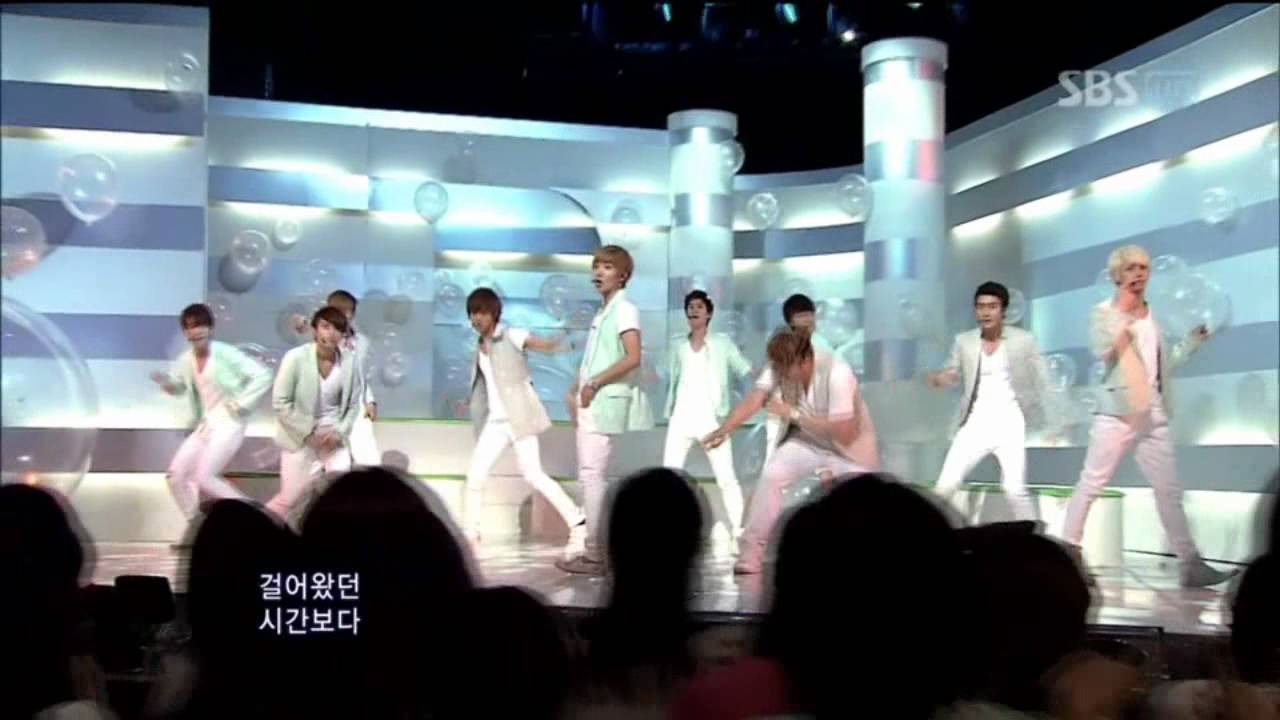 Super junior - No other @ SBS Inkigayo Популярная песня 100718