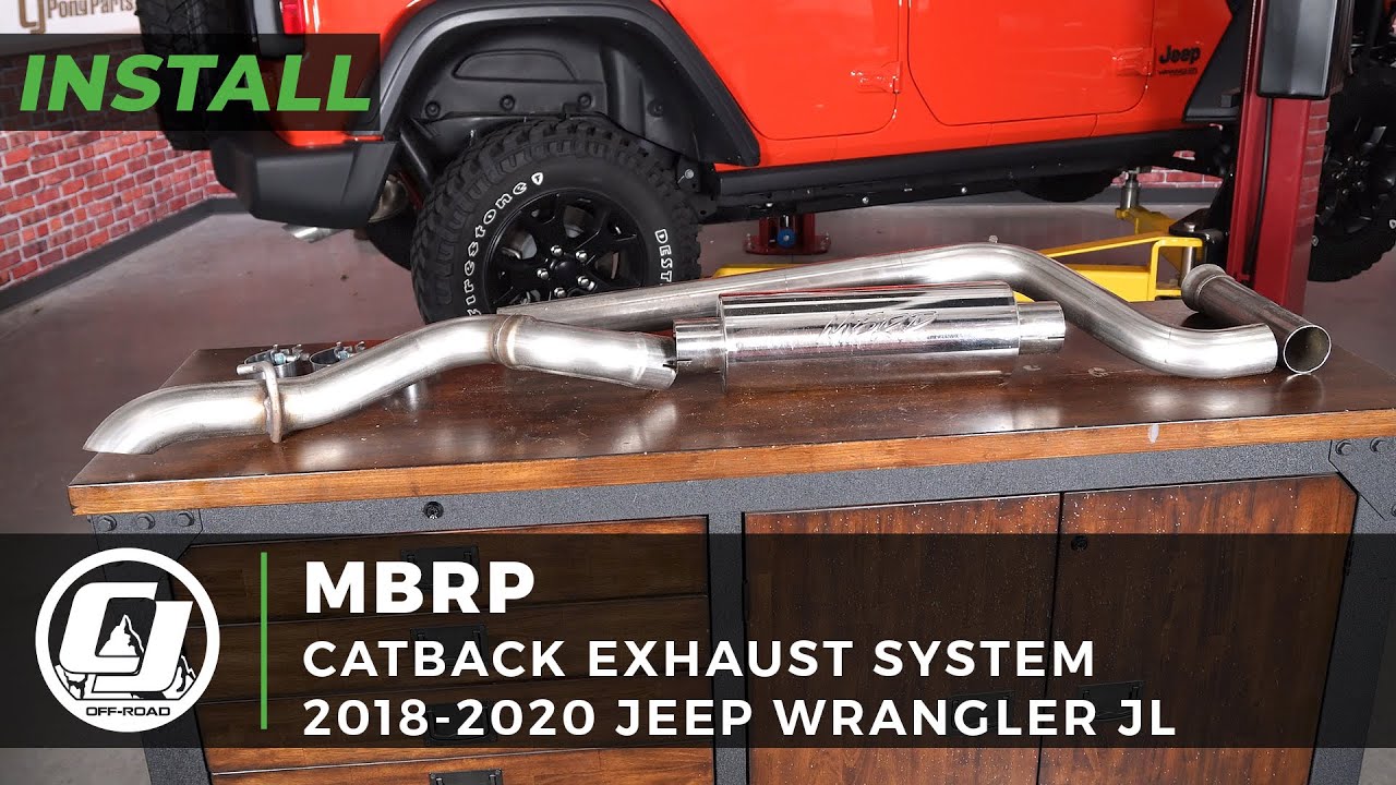 2018-2020 Jeep JL Wrangler Install | MBRP Catback Exhaust System