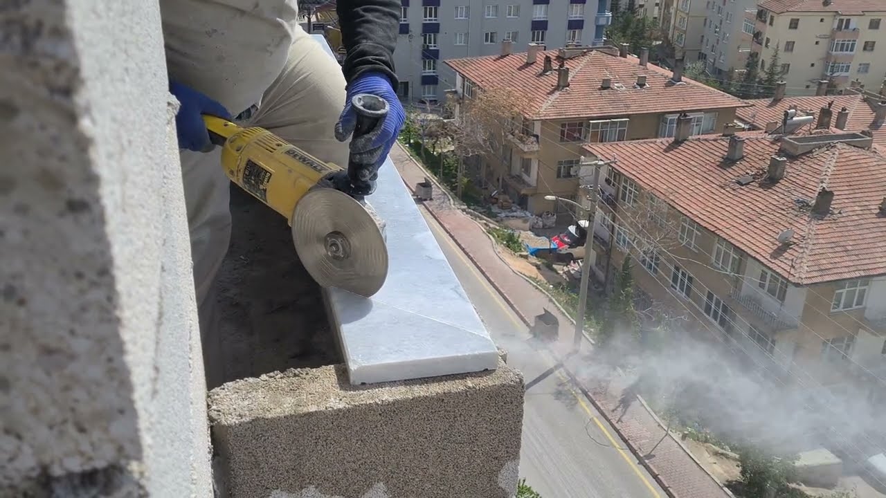 Balkon Mermeri Nasıl Yapılır | 10 LUK  BİMS Üzerine Balkon Küpeştesi Nasıl Yapılır | Ölçüler Nedir