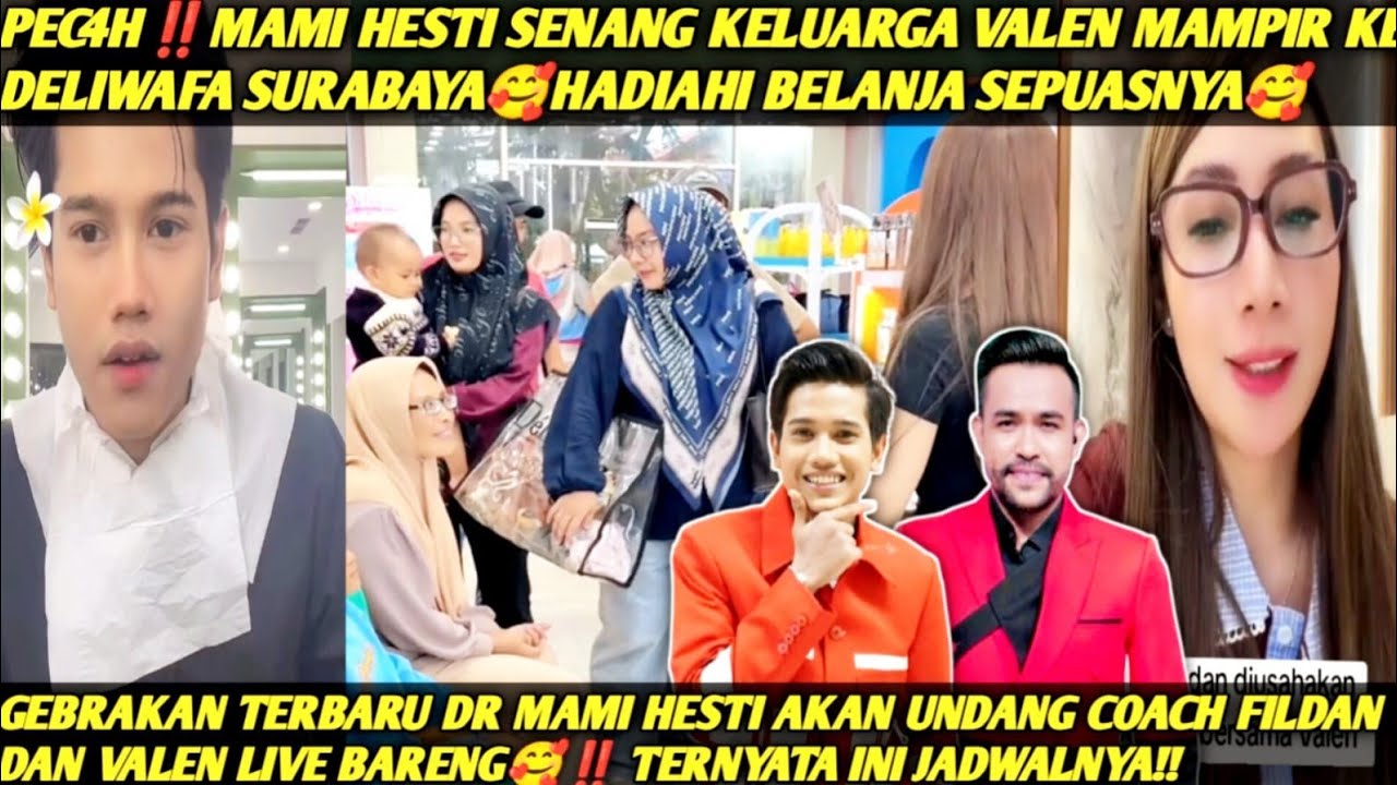 KELUARGA VALEN MAMPIR KE DELIWAFA,MAMI HESTI HADIAHI BELANJA SEPUASNYA‼️VALEN & VILDAN LIVE DELIWAFA