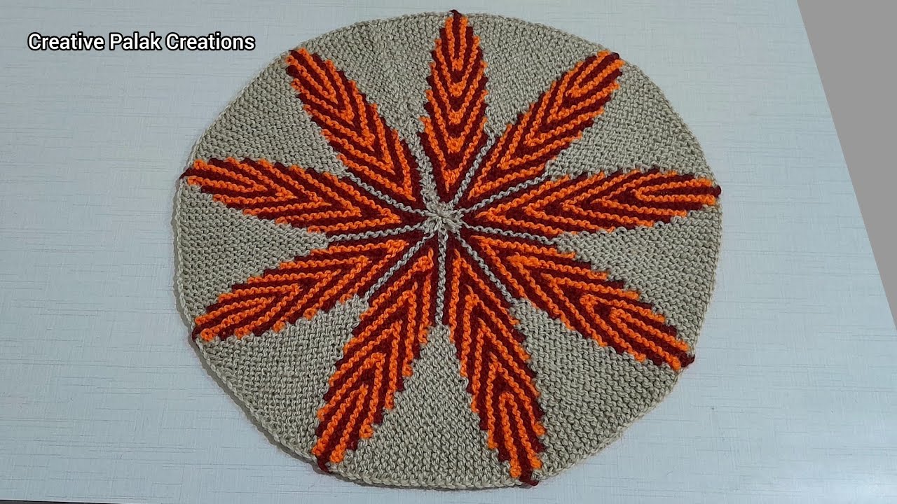 New Knitting Doormat Designs || Saree Paydan Banane Ka Tarika || Creative Palak Creations पायदान