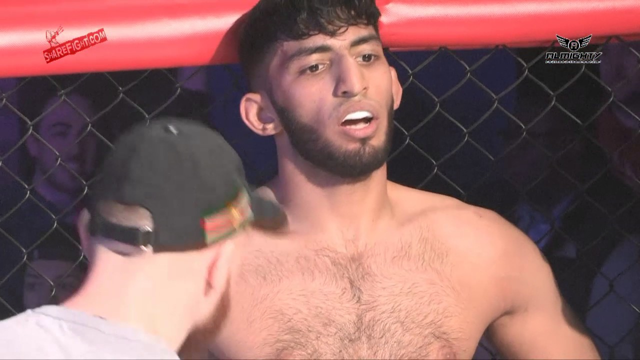 Almighty Fighting Championships 4   Adil Rajal Hussain Vs  Harrison Hillier