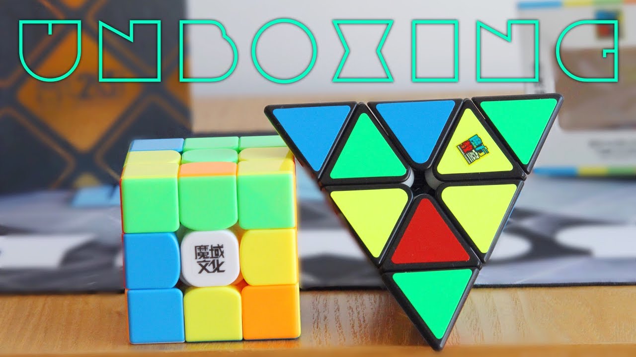 WeiLong GTS2M + CC Pyraminx Unboxing | MoYu