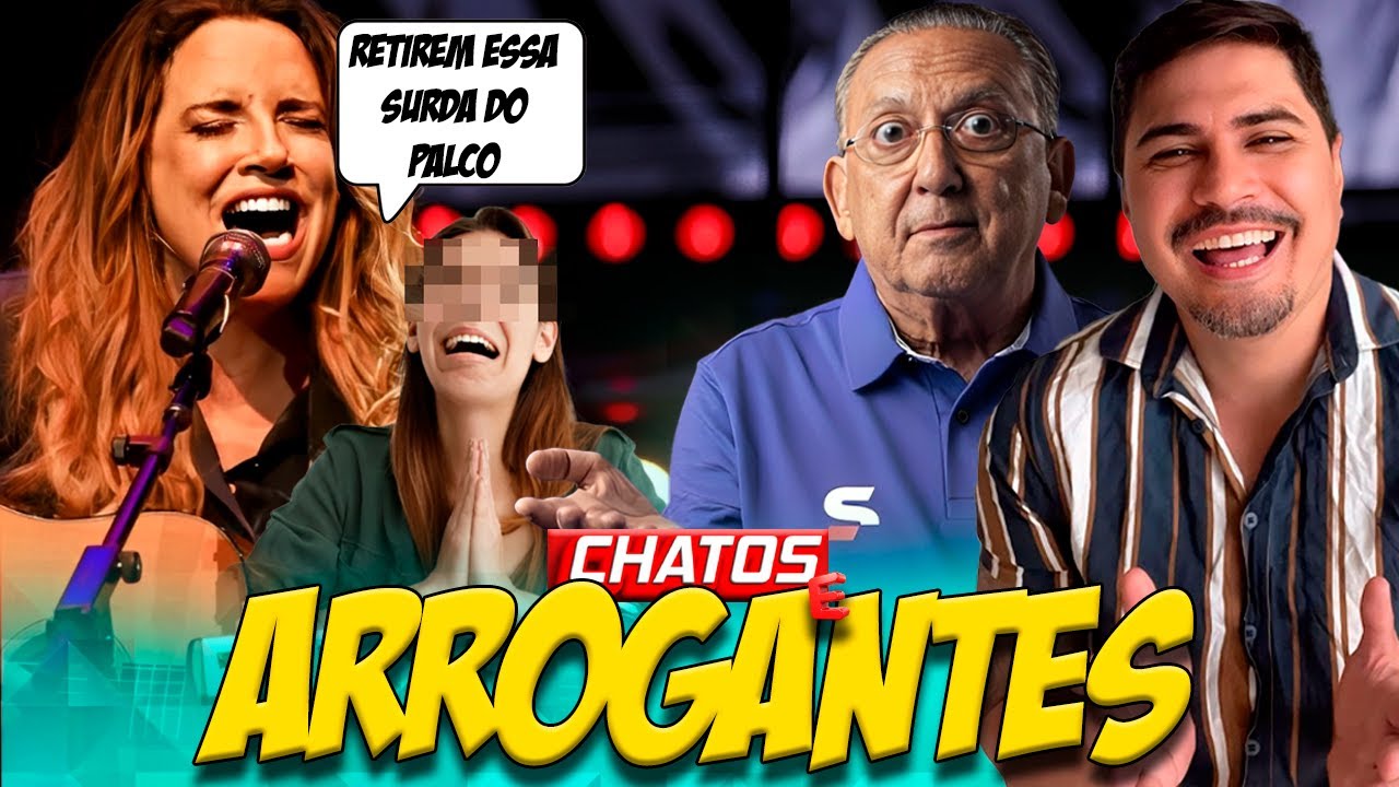 A ARROGÂNCIA DESSES FAMOSOS PASSA DOS LIMITES