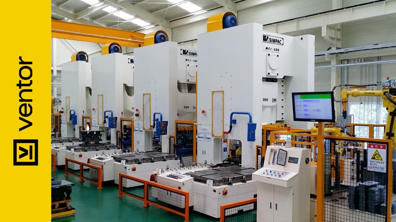 Linia Tandemowa Pras SIMPAC MC1- 300 ton #ventorpower - automatyzacja Twojej produkcji