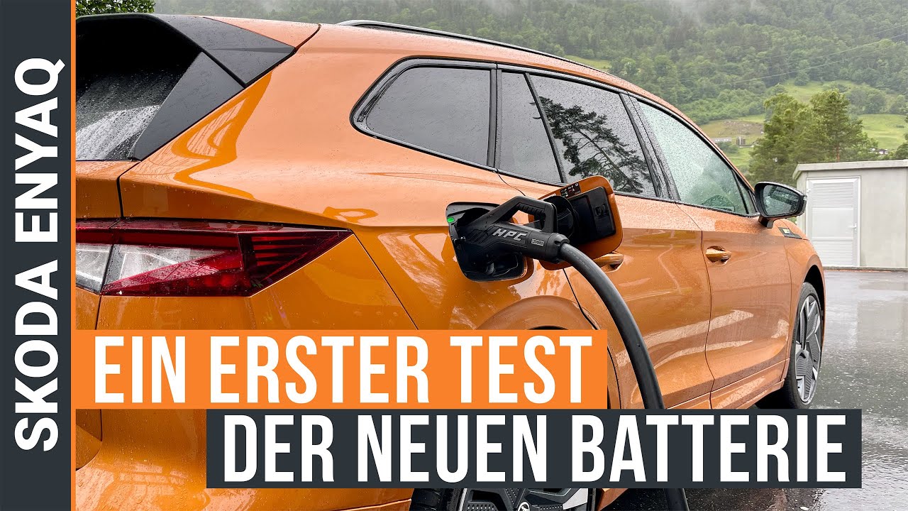 Mein erster Schnellladetest Von 8-80% mit manuellem Vorw&auml;rmen der Batterie mit dem Skoda ENYAQ RS