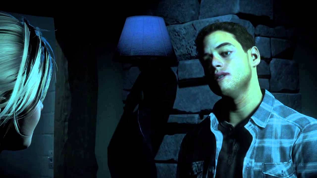 Until Dawn - Sam and Josh in the basement