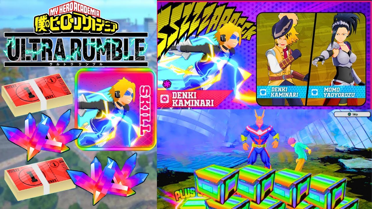 *NEW* TECHNICAL DENKI QUIRK SKILL SET SUMMONS NEARLY MADE ME CRASH OUT! My Hero Ultra Rumble