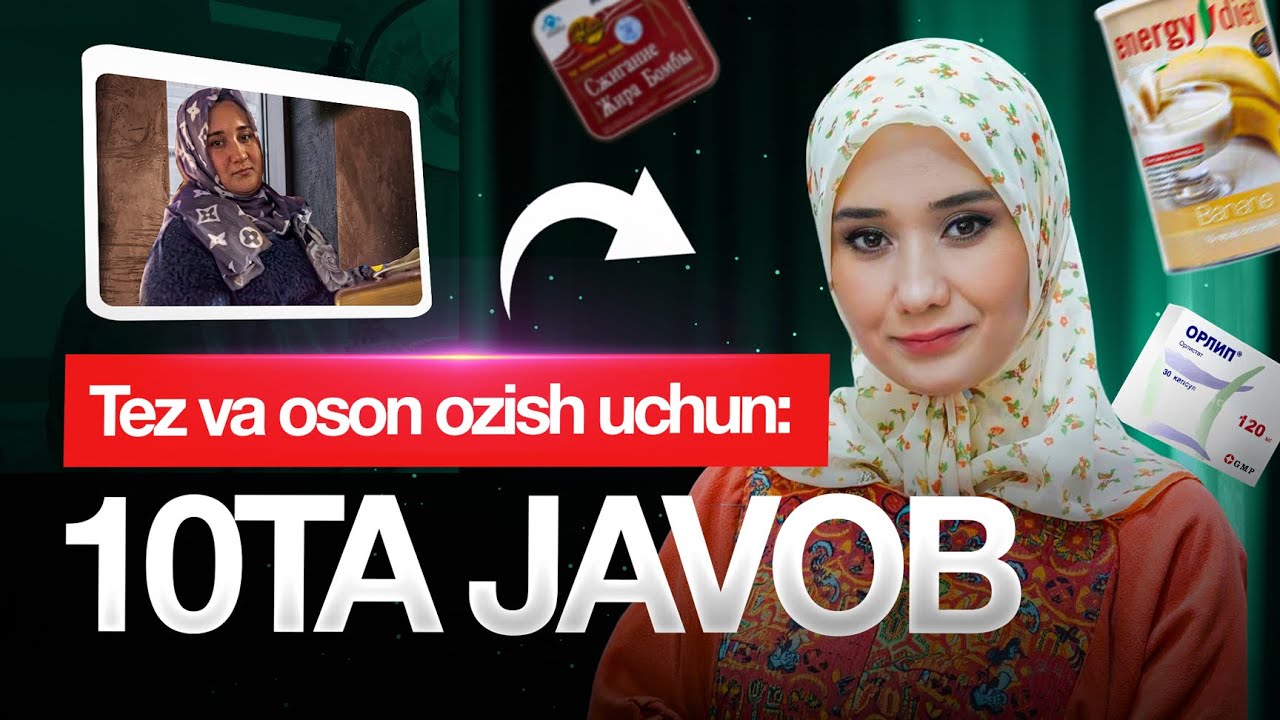 Ozdiruvchi dorilar, sport bilan ozish va soxta kurslar haqida | Osiyo Ismailova