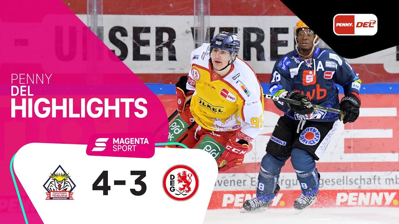 Pinguins Bremerhaven - Düsseldorfer EG | 13. Spieltag, 2020/2021 | MAGENTA SPORT