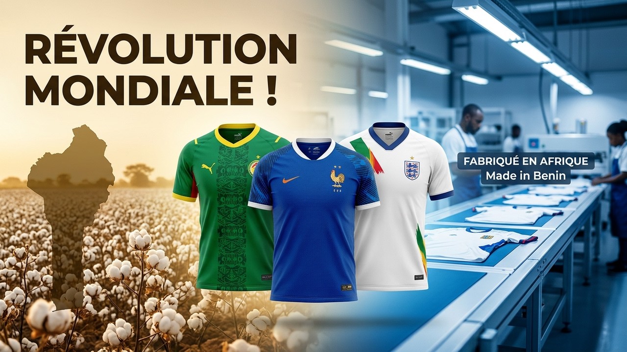 🚨 INCROYABLE ! Les Maillots de la Coupe du Monde 2026 FABRIQUÉS en Afrique ! Le Bénin Révolutionne