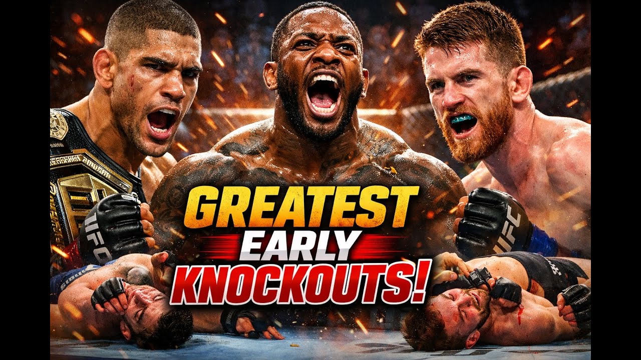 Top UFC fighters greatest early career KNOCKOUTS | LFA Fights