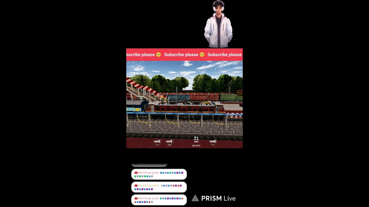 Live streaming RSI train game