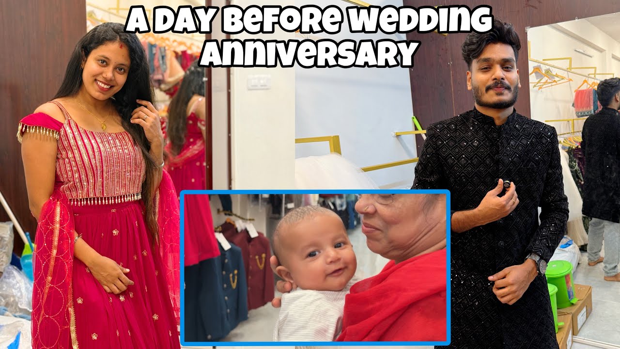A DAY BEFORE WEDDING ANNIVERSARY | SHOPPING 🤩