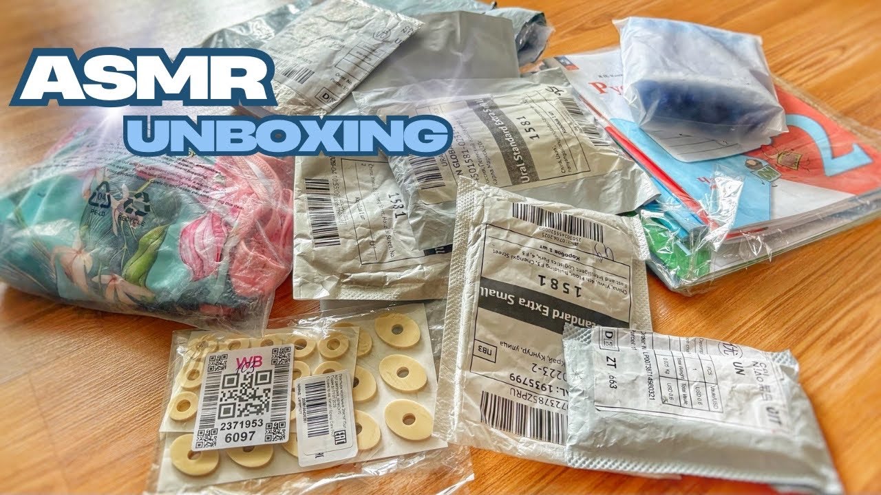 ASMR РАСПАКОВКА ЗАКАЗОВ 📦 без шёпота 🤐 АСМР UNBOXING no whisper. #wildberries #ozon #shopping