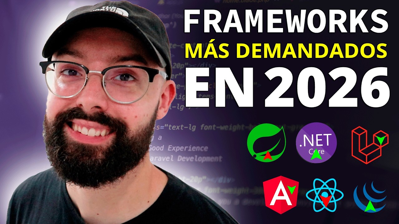 &iquest;Cuales son los frameworks de desarrollo m&aacute;s demandados de 2026?