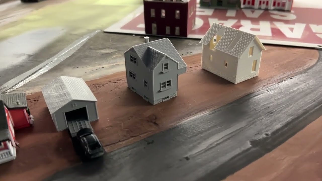 3D Printed 1920's Sears Kit Homes N Scale Build-up