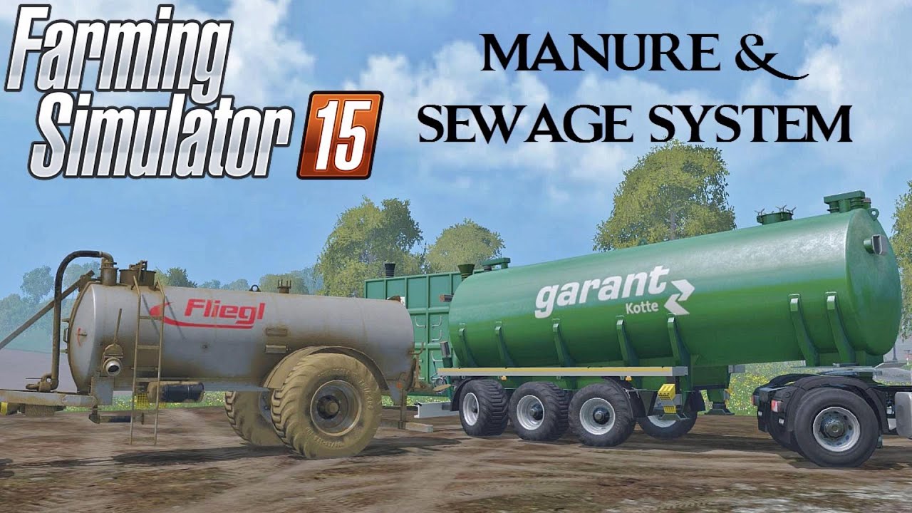 Farming Simulator 15 Manure e Sewage System