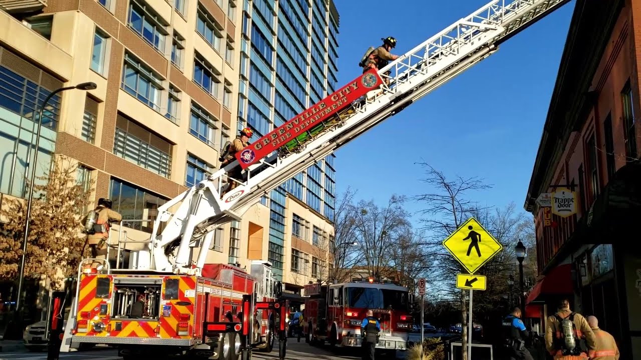 Barley's fire? So many Greenville fire crews in one location!