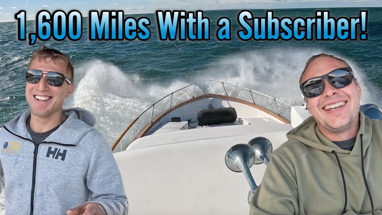 I Took a Subscriber 1,600 Miles on My Old 70ft Yacht