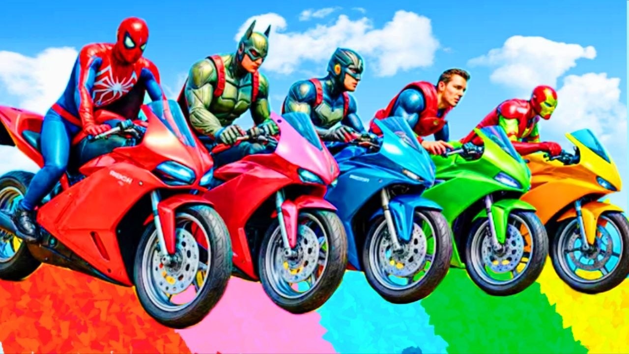 الرجل العنكبوت انقاذ باتمان Spider-Man Rescue batman vs iron man vs venom funny Game GTA 5 superhero